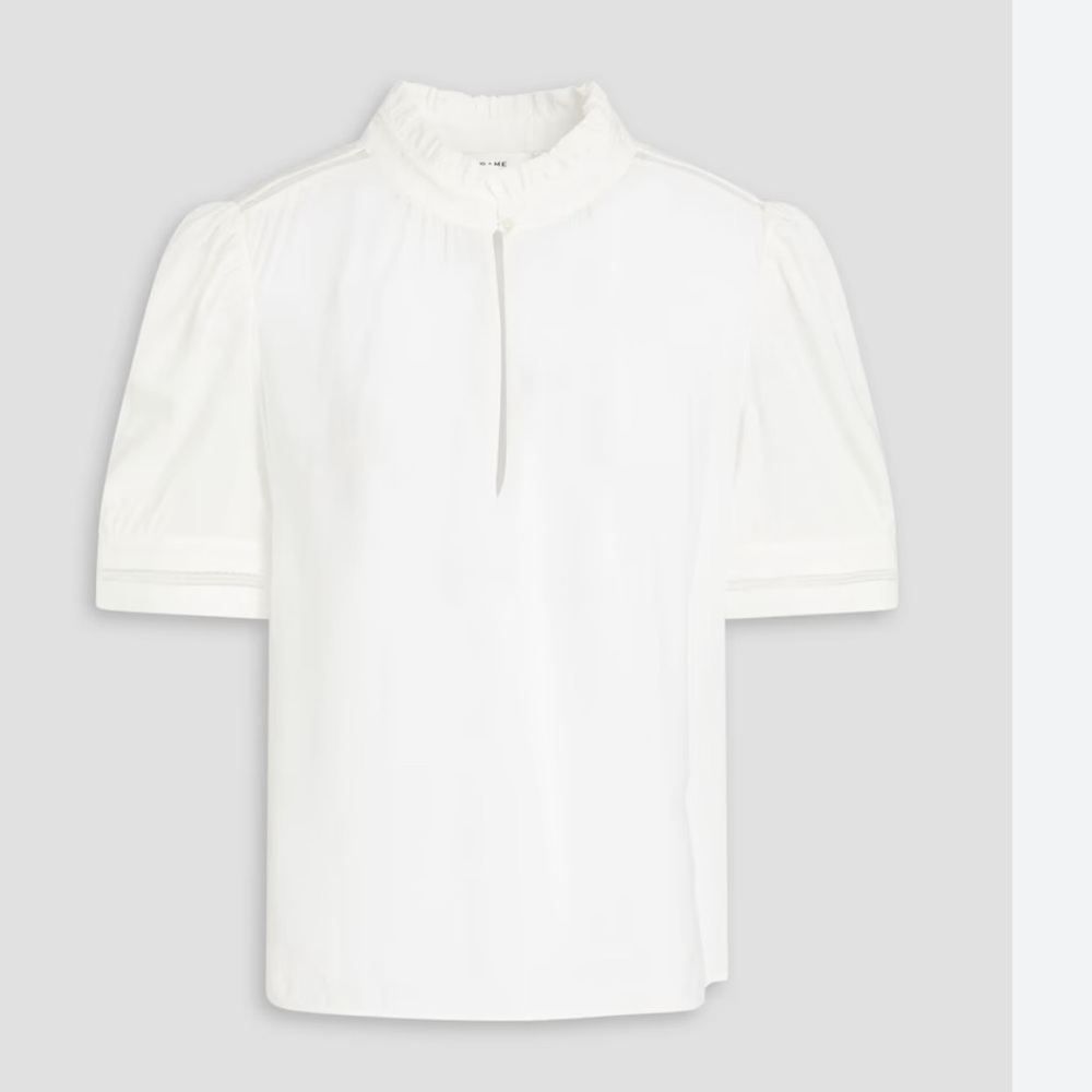 Frame Denim White Blouse